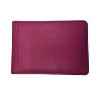 TheGloveHut New Genuine Leather Disabled Badge Holder Travel Document (Pink)