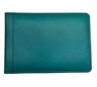 TheGloveHut New Genuine Leather Disabled Badge Holder Travel Document (Tuquoise)