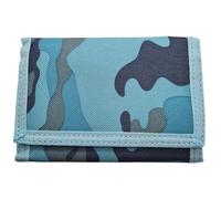 TheGloveHut Unisex Camouflage Style Canvas Wallet Coin Pouch Credit Card Holder (Blues)