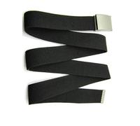 TheGloveHut Unisex Cotton Canvas Webbing belt Buckle (Black, Extra Large 44")