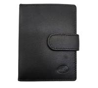 TheGloveHut Unisex Real Leather Coloured Credit Card Holder Wallet Purse Pouch (Grey)