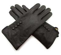 TheGloveHut Womens Genuine Soft Leather Gloves Fully Lined Gift Boxed (Brown, Extra Large 8")
