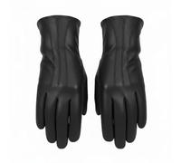 TheGloveHut Womens New Genuine Soft Leather Fully Lined Winter Gloves Gift Boxed (Black, Small 6.5")