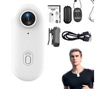 Thegocatch - The Go Catch Camera, 4K UHD Sports Action Thumb Action Camera, Mini Wearable Sports Cameras, Magnetic Clip Waterproof Case and Bracket, for Cycling, Diving, Travel (1080 A)