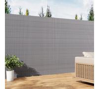 Thehotsale 150Cm W X 500Cm L Sun-Blocked Privacy Fence Screen Panels Light Grey