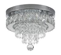 Thehotsale 18W Round Crystal Led Ceiling Light Cool White Light 30Cm Dia
