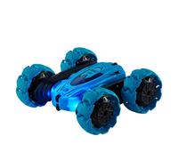 Thehotsale 2.4G Rc Stunt Car Toy With Explosive Wheels Blue Age 6+