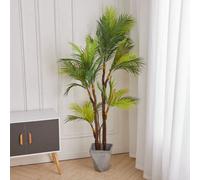 Thehotsale 200Cm High Potted Betel Nut Artificial Tree Suitable For Home Outdoor Decoration