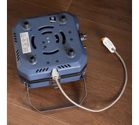 Thehotsale Blue Outdoor Foldable Picnic Camping Equipment Double-Burner Gas Stove48Cm W X 22Cm D