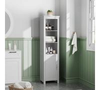 Thehotsale Freestanding Bathroom Tall Cabinet With Magnetic Door 161.5Cm H X 40Cm W X 30Cm D