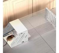 Thehotsale Silver Galvanized Steel Automatic Continuous Humane Mouse Trap Cage Rat Catcher 39X14X11Cm