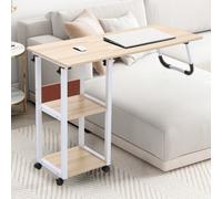 Thehotsale Simple Bedroom Bedside Movable Height Adjustable Maple Cherry Wood Computer Desk