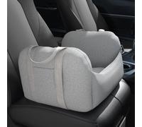 Thehotsale Stylish Design Rectangle Travel Pet Car Seat Pet Bed,light Grey