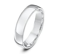 Theia Platinum Heavy Court Shape Polished 2.5mm Wedding Ring - Size N