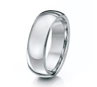 Theia Titanium Court Shape Highly Polished 5mm Ring Size R