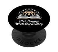 Their Courage Wrote Our History Veterans Day PopSockets Adhesive PopGrip