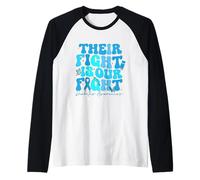 Their Fight Support Diabetes National Diabetes Raglan Baseball Tee