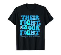 Their Fight Support Diabetes National Diabetes T-Shirt