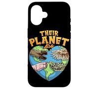 Their Planet Also Animal Rights Friendly Message Vegan Meme Case for iPhone 16