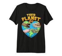 Their Planet Also Animal Rights Friendly Message Vegan Meme Premium T-Shirt