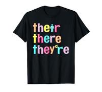 Their There They’re Grammar English Teacher Back To School T-Shirt