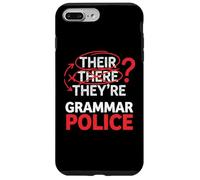 Their There Theyre Grammar Police Spelling Writing Case for iPhone 7 Plus/8 Plus