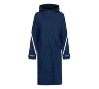 THEJOGGCONCEPT The Jogg Concept JCBLENDA Pocket Coat Women's Raincoat Rain Jacket Transition Jacket with Hood Pockets Loose Fit, Medieval Blue (193933), XL