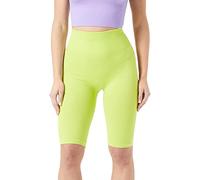 THEJOGGCONCEPT Women's Jcsahana Biker Shorts, 130550/Lime Punch, L