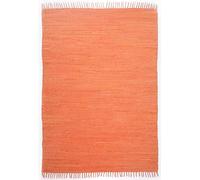 Theko Happy Cotton 100% Cotton Terracotta Rug, 160 x 230 cm
