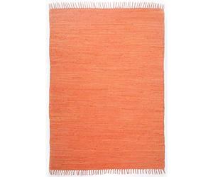 Theko Happy Cotton 100% Cotton Terracotta Rug, 90 x 160 cm