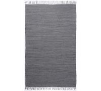 Theko Happy Cotton Rug, 100% Cotton, 90 x 160 cm, Anthracite