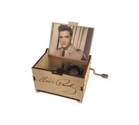 TheLaser'sEdge Elvis Presley Mini Music Box with Cant Help Falling in Love Gifts for Women Men Birthday Christmas Mothers Day Anniversary