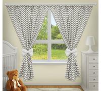 TheLittles24 Luxury Decorative Curtains for Baby Room Matching with Our Nursery Bedding Sets (Zig zag)
