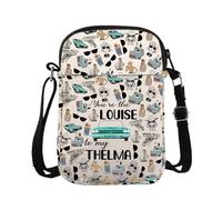 Thelma And Louise Cross Body Bag Sister Road Trip Shoulder Bag You're The Louise To My Thelma Messenger Bag (Louise To Thelma CB)