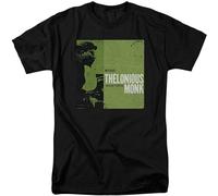 Theloniomonk Work Jazz Pianist Composer Bebop Music Pullover Men's Crewneck T-Shirt Short Sleeve Top Unisex Pure Cotton Tee Black XL