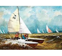 Thelwell Cartoon Sailing Greeting Card The Gathering Storm