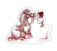 Thelwell Dentist Veterinarian Sticker Size S (10 x 10 cm)