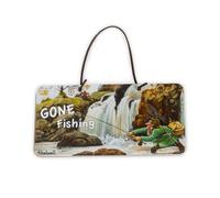 Thelwell Gone Fishing Door Sign