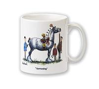 Thelwell Horse Riding Mug, Heavy Horses. Upstanding Ceramic 10 fl oz