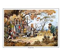Thelwell Rough Shoot Large A5 shooting and dog greeting card with envelope. Great gift accessory for the hunter or shooter