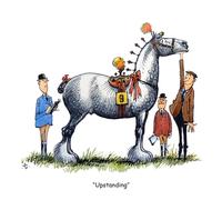 Thelwell Upstanding Greeting Card -