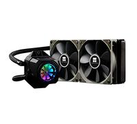 Themalright Water Cooling Turbo Right 240C, 240mm Compact Water Cooling for Intel and AMD CPU, 2x 120mm PWM Fans (600-1800rpm, 19-25dB(A), 43.77-131.3m³/h), RGB Lighting (AURA and M