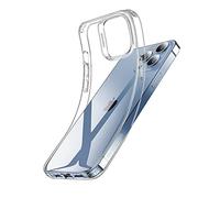 TheMax Case Compatible with Apple iPhone 13 Pro 6.1 Inch, Transparent Soft TPU Silicone Protective [Anti-scratch] Bumper Transparent Phone Clear Cover