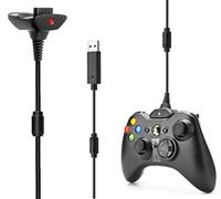TheMax® x.box 360 Controller Charging Cable Replacement USB Charging Cable/Lead Adapter for X.box 360 Controller/X.Box 360 Slim Wireless Gamepad Controllers