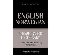 Theme-based dictionary British English-Norwegian - 3000 words
