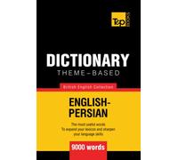 Theme-based dictionary British English-Persian - 9000 words (British English Collection)