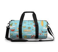 Theme Graphic Arts Gym Bag Sport Gym Tote Bag Lightweight Duffle Bag Carry On Weekender Bags for Women Men, white, 17.7in/9in/9in