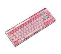 Theme Keycap Nuclear Power Profile 140+ Key Transparent Sublimation PBT Keyboard Cap (Pink)