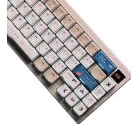 Theme Keycap Nuclear Power Profile 140+ Key Transparent Sublimation PBT Keyboard Cap (Robin)
