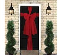 Theme Machine Red Christmas Door Bow Kit - 9 Metres to Make Bow Decoration for Front Door